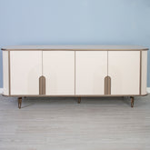 Consola TV LOTUS cu RIFLAJE , Bej 190X45X80 CM